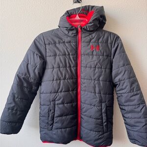 Under Armour Boys Pronto Reversible Puffer Jacket